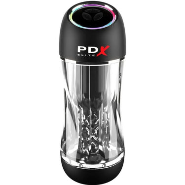 Pdx Elite Viewtube Pro Masturbatore con Aspirazione Intermittente e Vibrazione Personalizzabile